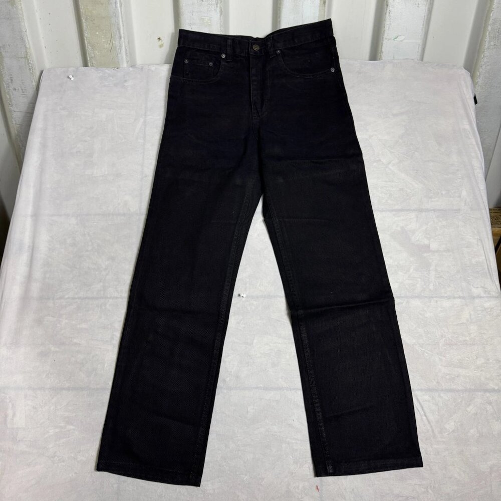 Lavana Straight Leg Jeans Mens Black Denim Dark Wash Relaxed Fit Size 31x30‎ NWT